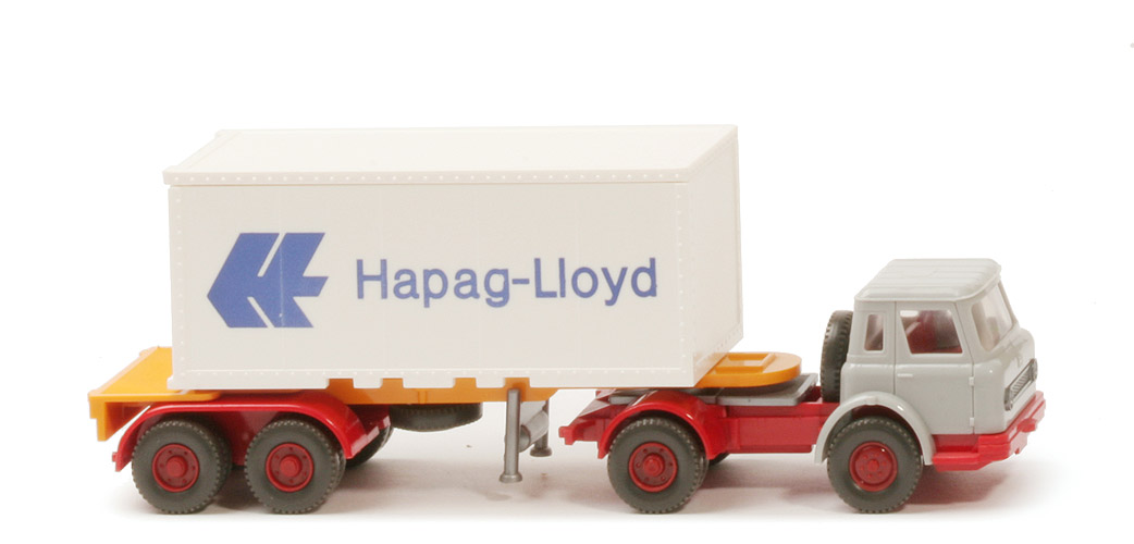 IH Container-Sattelzug 20 ft - Hapag-Lloyd neuer Container o. Nr. - Hapag-Lloyd 12
