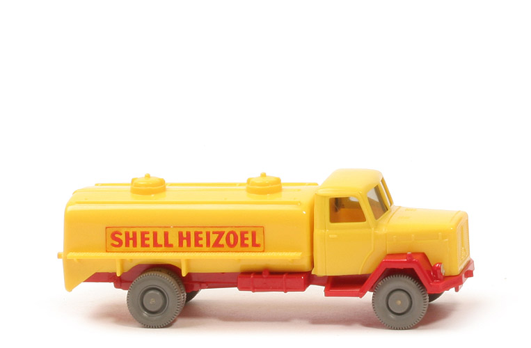 Magirus Saturn Spezial Kesselwagen - Shell Heizöl - Kabine zinkgelb - 533/1b