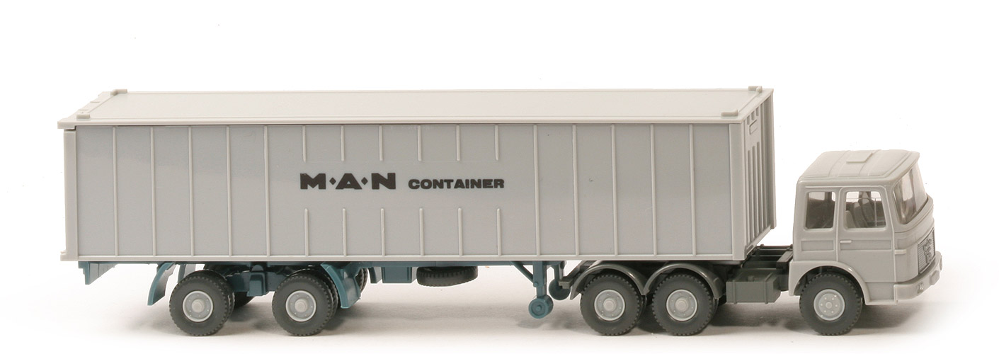 MAN  22.321 Container-Sattelzug - MAN Container Cont silbergrau - MAN (14) ~