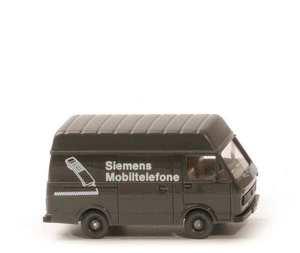 VW LT Kasten Hochdach - Mobiltelefone Siemens, Werbemodell - Schrift weiß (Göpfert) - Siemens (15) b