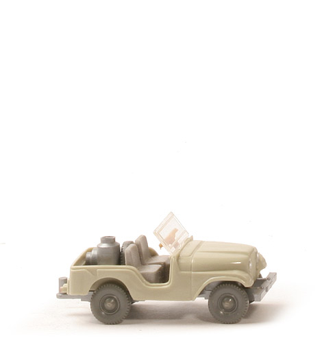 Farmer-Jeep - hellgelbgrau, mit Verstärkung - 12/2b