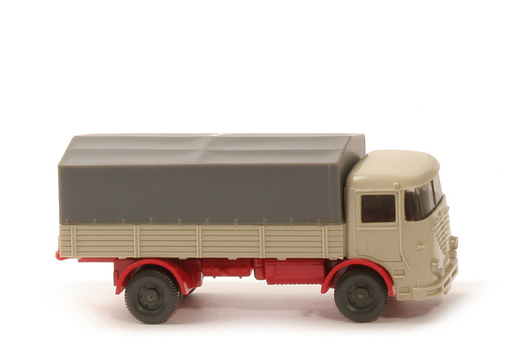 Büssing LU 7 - hellgelbgrau / rot, CH mit "Germany" - 474/5d