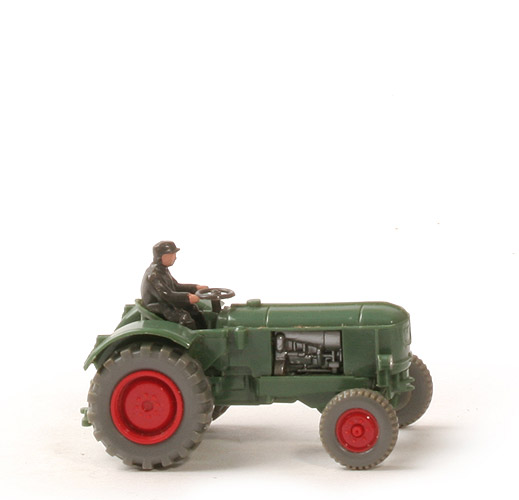 Deutz-Schlepper - diamantgrün, LKR waagerecht, m. Fahrer - 383/3d