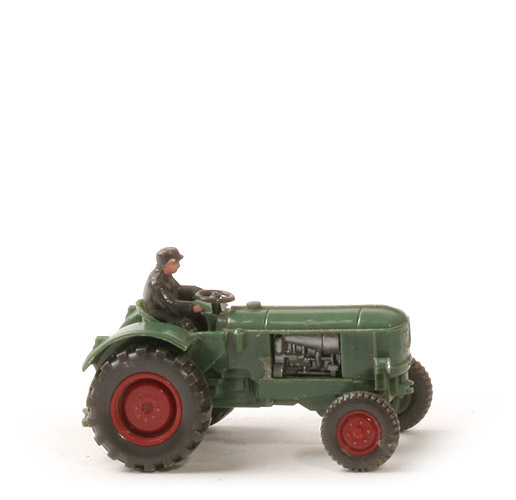 Deutz-Schlepper - diamantgrün, LKR waagerecht, m. Fahrer - 383/3d