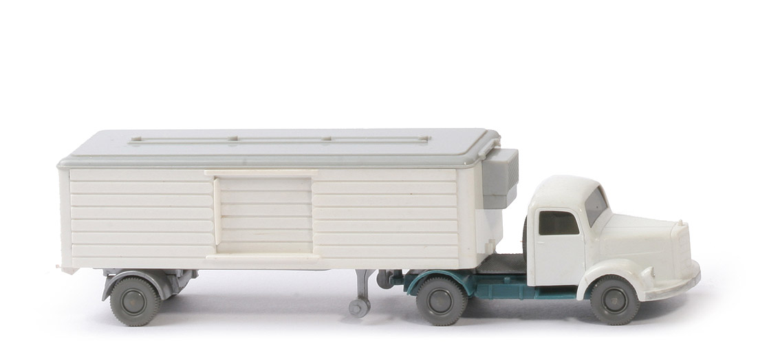 MB L 3500 S Kühlsattelzug Schiebetür - Vorserie Dach silbergrau - 520/28~