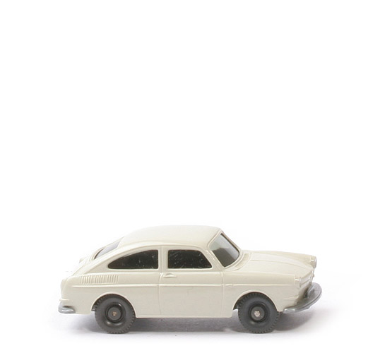 VW 1600 TL - perlweiß, Haube eckig, o. IE - 43a/1e