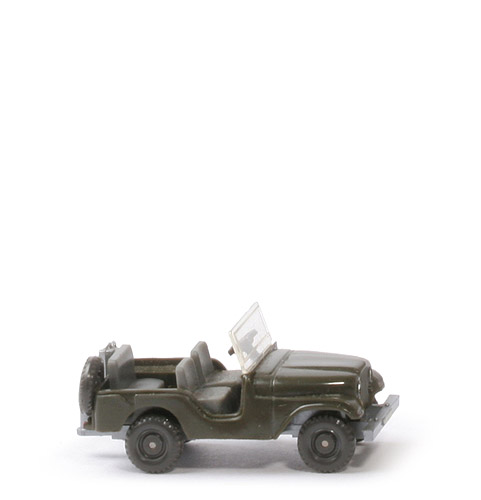 Jeep, Haube gerundet - olivgrün, CH silbern, BP WM, Germany - 11/3k