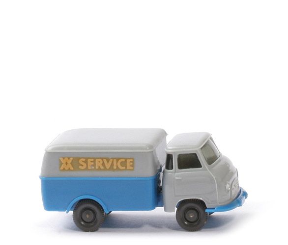 Hanomag Kurier, Kastenwagen - silbergrau - himmelblau - 344/1a