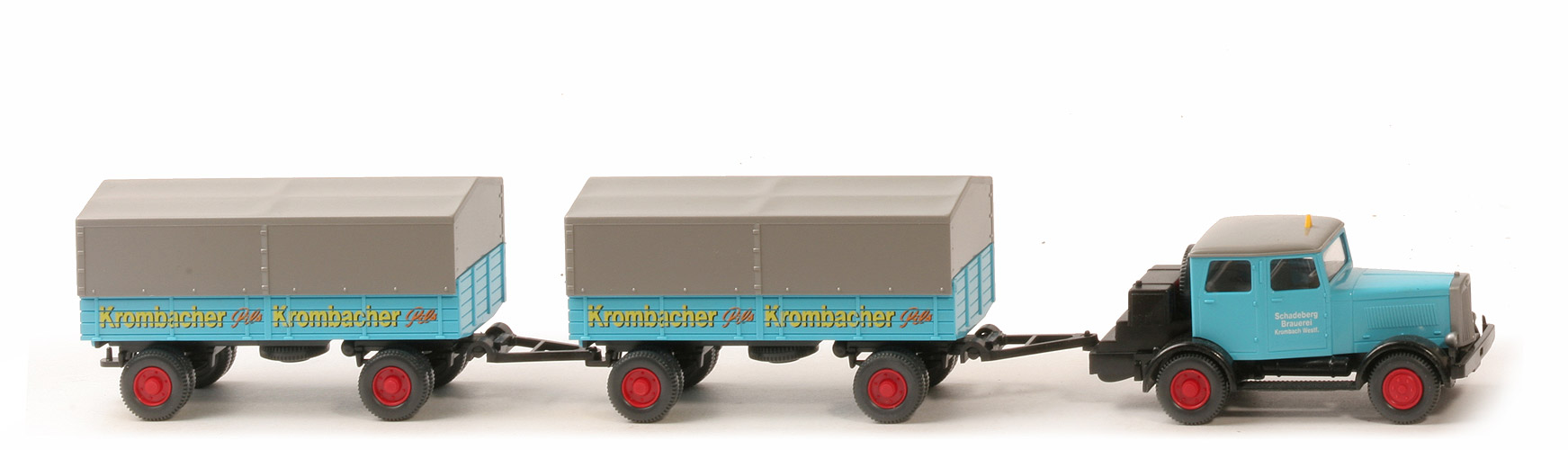 Hanomag ST 100 mit Pritschen-Anhängern (2002) - Krombacher - Krombacher (13)