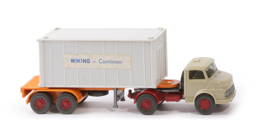 MB LS 1413 Container-Sattelzug 20 ft - WIKING-Eigenwerbung - nicht erfasst
