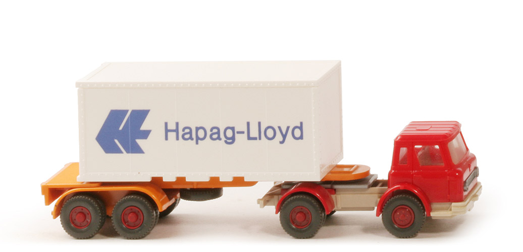 IH Container-Sattelzug 20 ft - Hapag-Lloyd Werbe-Container o. Nr. - Hapag-Lloyd 12 ?