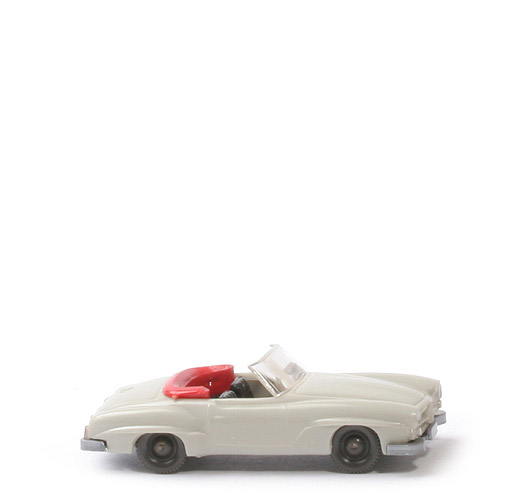 Mercedes 190 SL Cabrio - achatgrau, AH längs versetzt offen - 250/5a