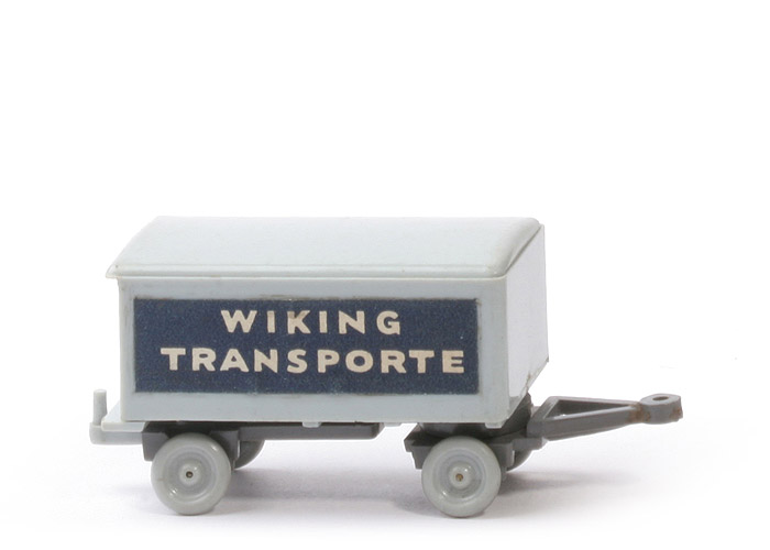 Koffer-Anhänger (alt) - Wiking Transporte, silbergrau/basaltgrau - 541/1c