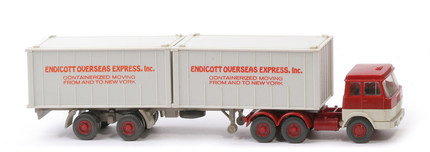 Hanomag-Henschel Container-Sattelzug - ENDICOTT 3-zeilig - Endicott Overseas (1)