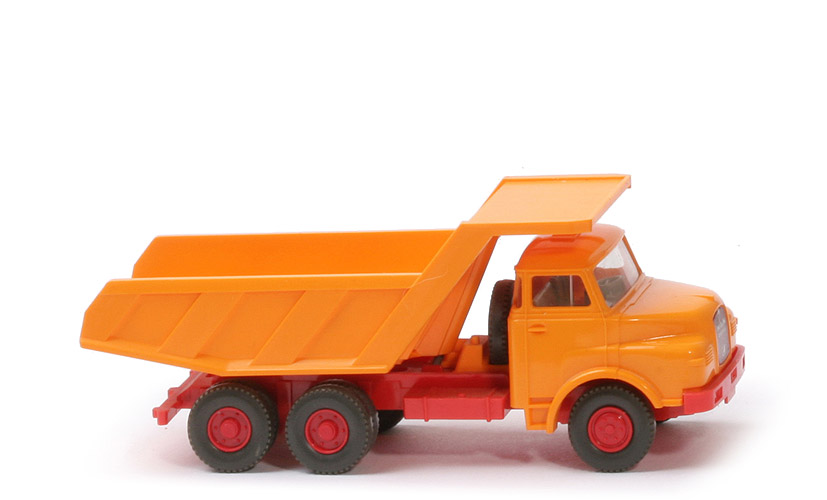 MAN 26.281 Muldenkipper - FH, Mulde hellorangegelb, CH orangerot - 671/4b