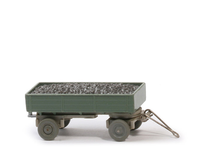 LKW-Anhänger (Typ 5) - ZH angeklebt, PR dunkelresedagrün, CH platingrau mit Kohlenladung - 400/14 ?