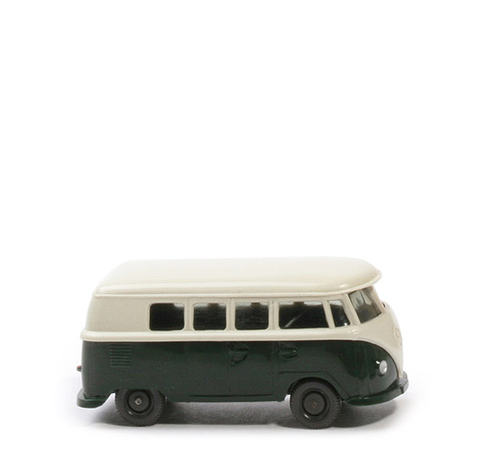 VW T1 Bus kl. Heckscheibe - perlweiß/tannengrün - 310/8zm