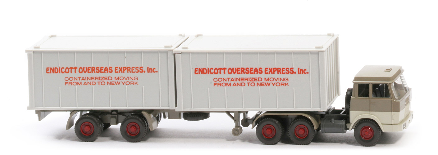 Hanomag-Henschel Container-Sattelzug - ENDICOTT 3-zeilig - Endicott Overseas (1)