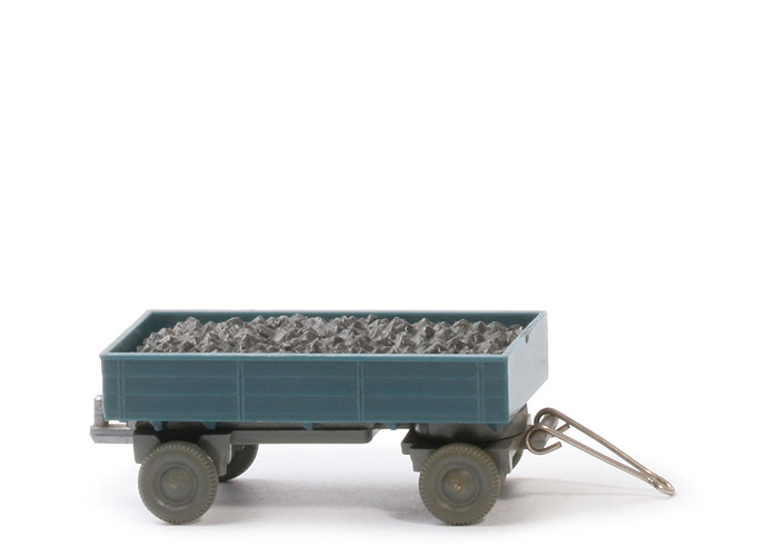 LKW-Anhänger (Typ 5) - ZH silbern eingesetzt , PR dunkelgraublau, CH betongrau mit Kohlenladung - 400/12 ~