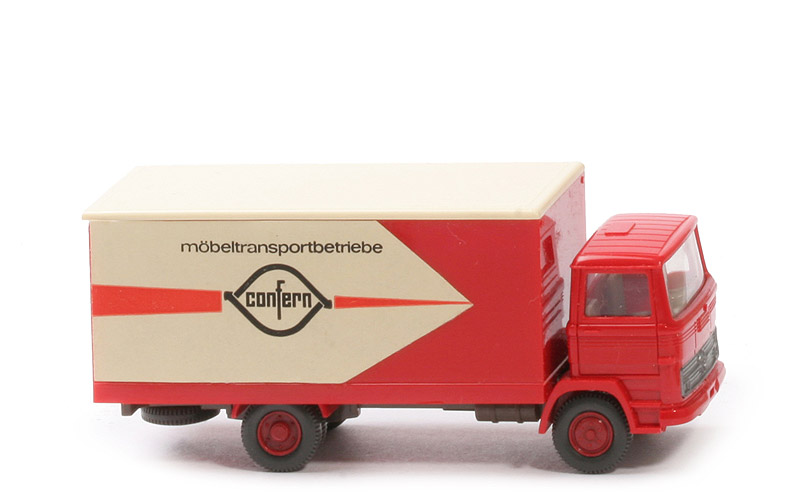 MB LP 1317 hoher Koffer - Confern, o. Spiegel, mit BP Koffer, CH blassbraun - 435/4b~