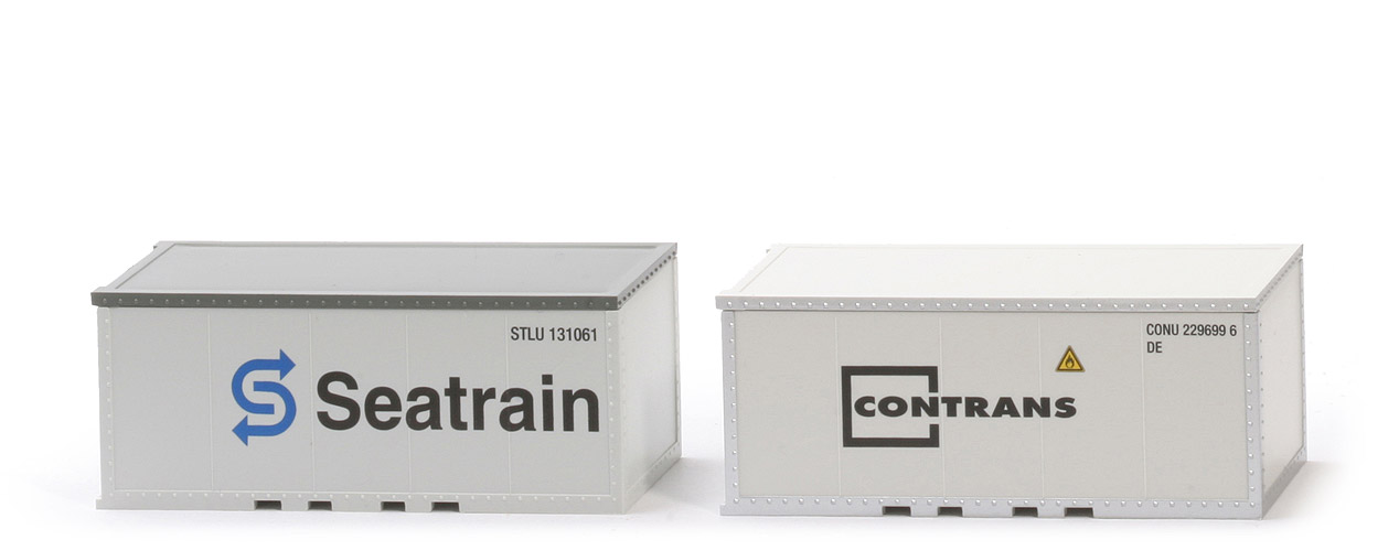 Zubehörpackung – Container (2023 ff) - 2x 20 ft Plywood Container: Sealand und Contrans - nicht erfasst