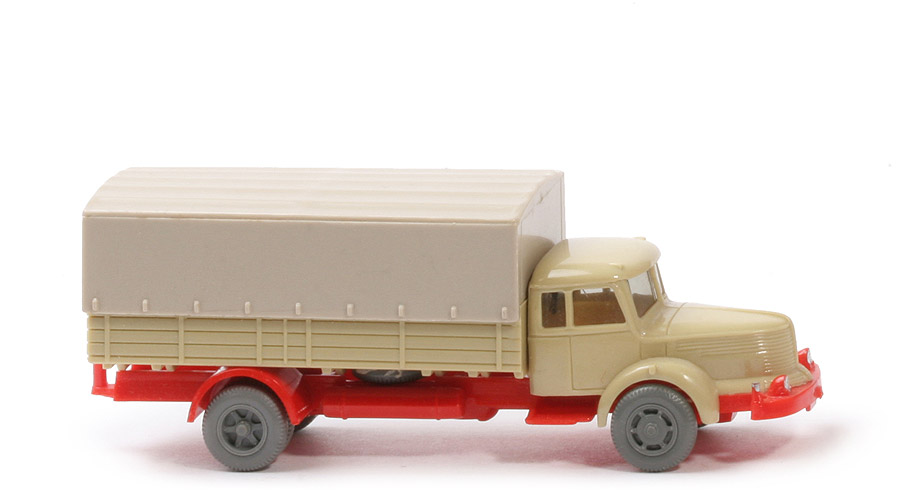 Krupp Titan Pritschen-LKW - FH, PR, grünbeige, CH orangerot, Blinker - 480/4 ?