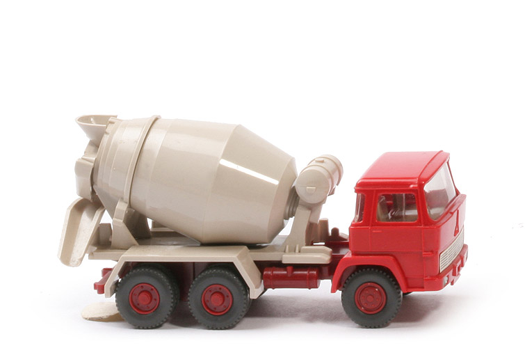 Magirus 260-25 Betontransport - FH rot, CH hellbraunrot, Aufbau braunweiß - 680/7d ~