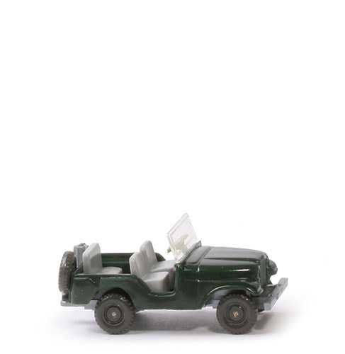 Jeep, Haube gerundet - tannengrün, CH silbern, BP WM, Germany - 11/3f
