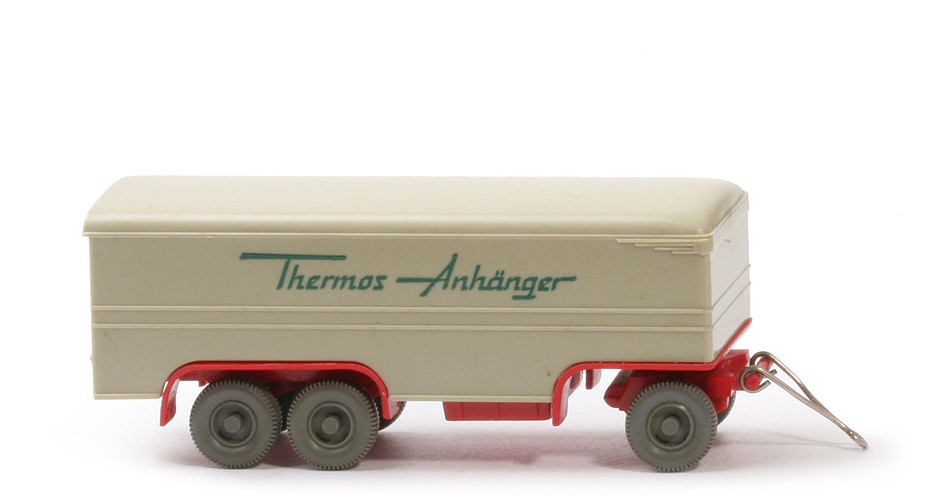 Thermos-Anhänger - Aufbau hellgelbgrau, CH rot, BP WM im Kreis - 483/4d