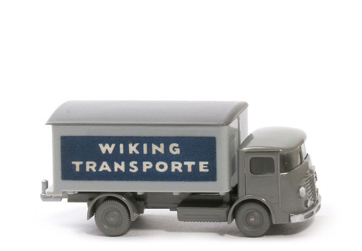 Büssing 4500 Koffer-LKW - Wiking Transporte, betongrau - 540/16