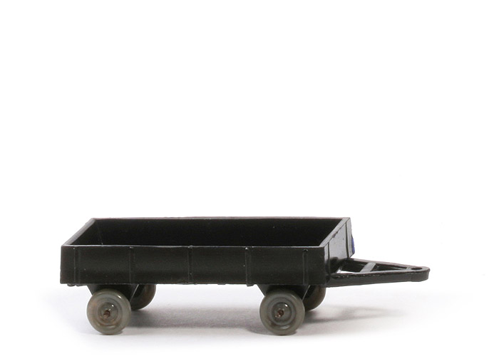 LKW-Anhänger (Typ 2) - schwarz, ZH integriert, Pritschenfläche glatt - 400/2 ~ 3 ~