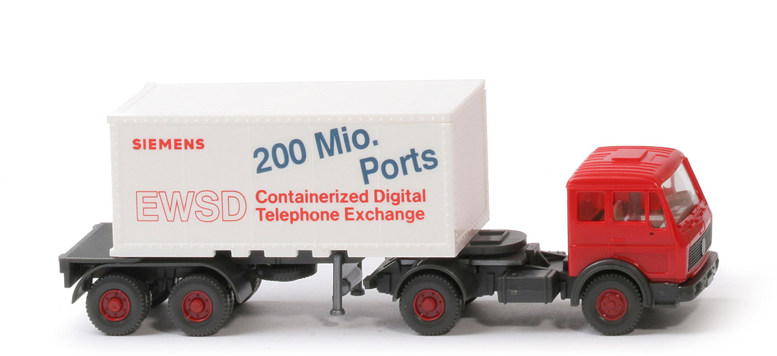 MB 1632 S Container-Sattelzug 20 ft - Siemens EWSD - 200 Mio. Ports - Siemens (69) ~