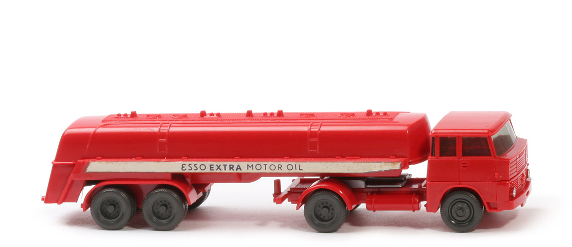 Henschel HS 14 Esso Tank-Sattelzug - Bolzen dünn (integriert) - mit ZH - Räder anthrazit - Fläche geriffelt - 790/7