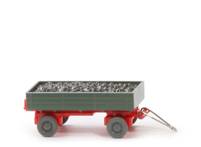 LKW-Anhänger (Typ 5) - ZH integriert, PR dunkelresedagrün, CH orangerot, mit Kohleladung - 431/2b~