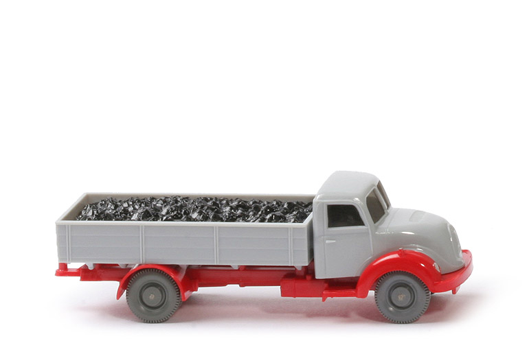 Magirus Sirius mit Kohleladung - FH , PR silbergrau, CH rot - 426/2l