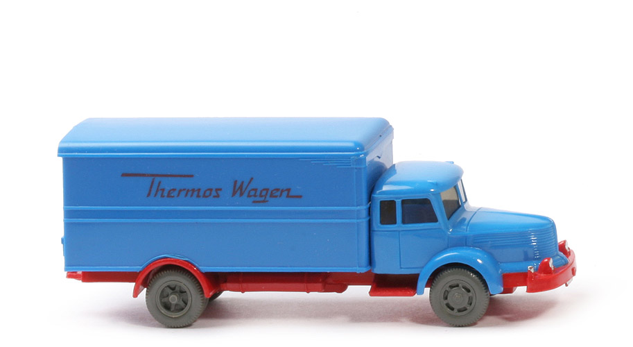 Krupp Titan Thermos Wagen - Aufbau himmelblau, CH rot - 484/2a