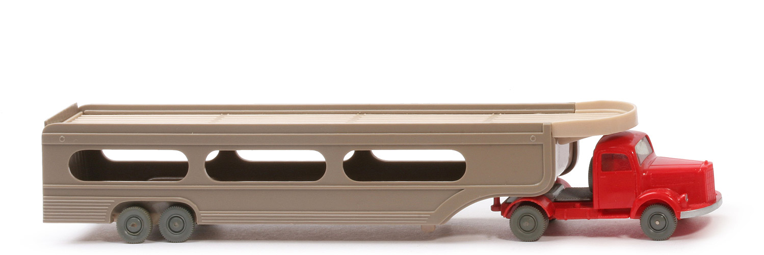 MB L 3500 S PKW-Transporter - ZM rot, Aufl. graubeige/Deck rotelfenbein - 580/7 ?