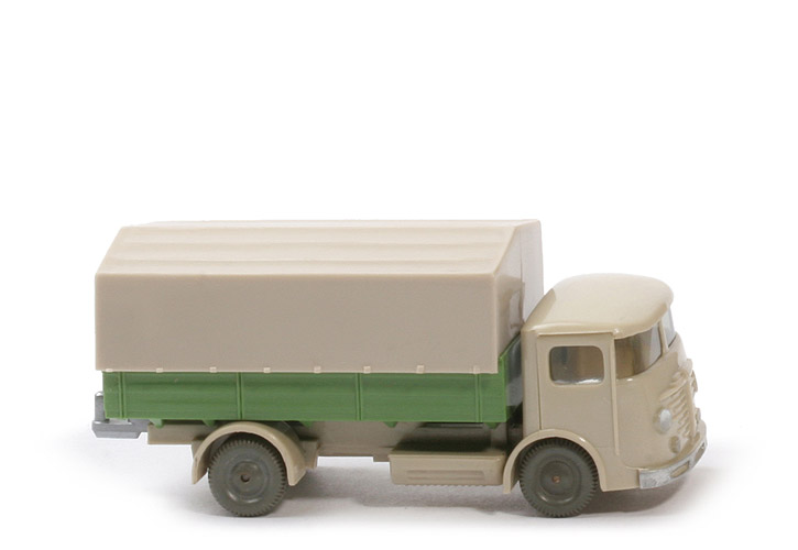 Büssing 4500 Pritschen-LKW - Typ 2, hellgelbgrau / maigrün - 470/5b