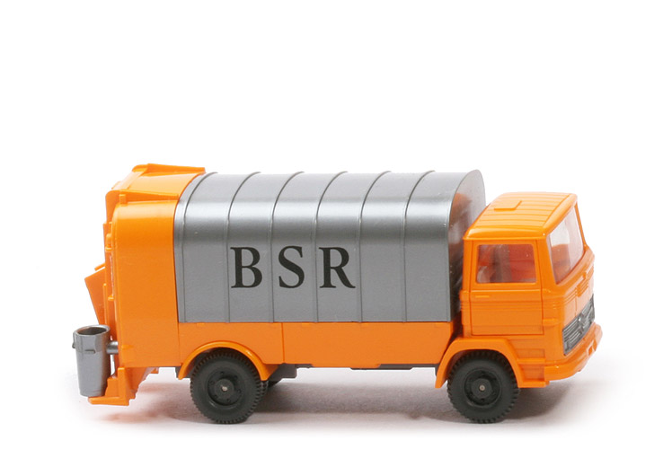 MB LP 1317 Müllwagen ohne Spiegel - BSR - Werbemodell - o. Lkr., o. Spiegel - BSR (1) b ~