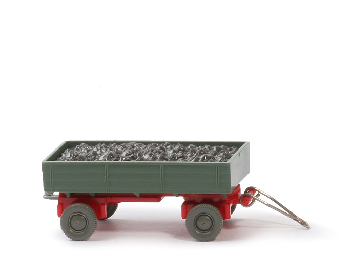 LKW-Anhänger (Typ 5) - ZH angeklebt, PR dunkelresedagrün, CH rot, mit Kohleladung - 431/1 ?