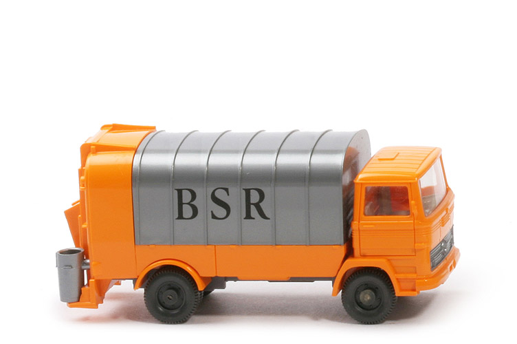 MB LP 1317 Müllwagen mit Spiegeln - BSR - Serienmodell - m. Lkr. und Spiegeln - 643/15