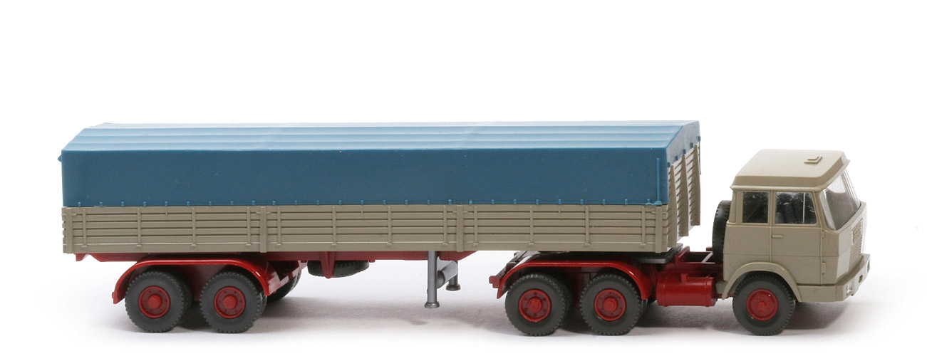 Hanomag Henschel Pritschen-Sattelzug - FH olivgrau/olivgrau, PR olivgrau - 514/8 ?