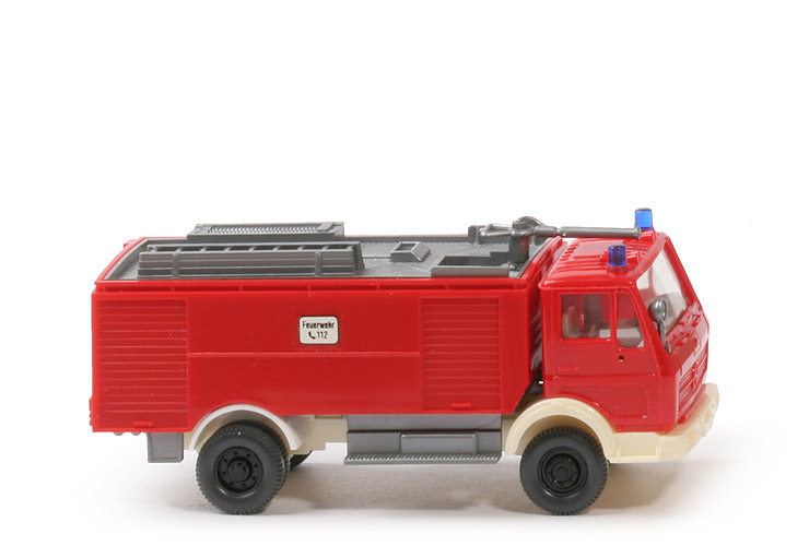 MB 1719 TLF 24/50, Feuerwehr 112 - rot, mit Wulst, mit Blinkern, CH weiß - 621/4