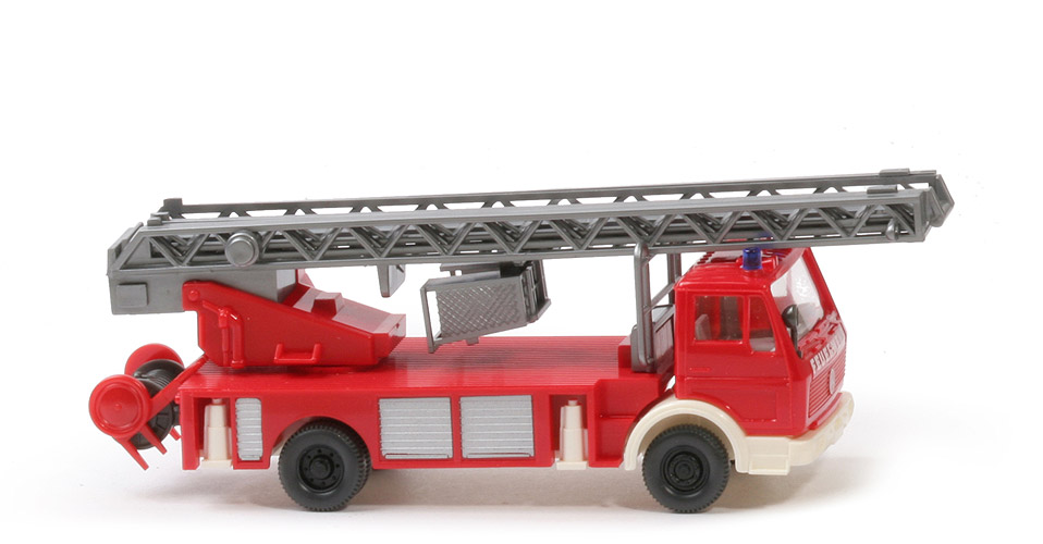 MB 1619 Leiterwagen Metz - mit Haspel. Feuerwehr Druck (alt) - 618/3a