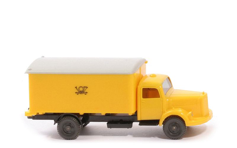 MB L 3500 Alter Postwagen - Posthorn Folie, Dach Lüfter - 550/21a