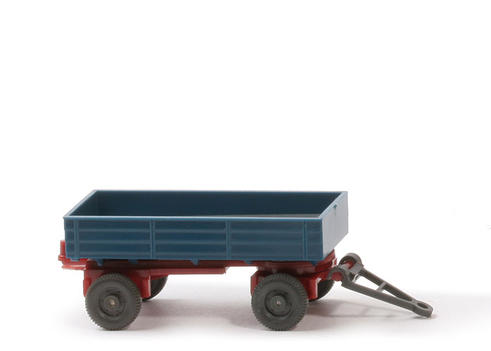 LKW-Anhänger (Typ 5) - unverklebt: ZH integriert, PR ozeanblau, CH weinrot Germany - 400/19d