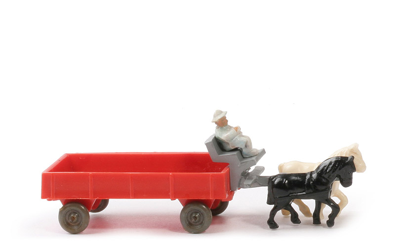 alte Pferdekutsche - blassrot, ZH integriert, Pritschenboden Struktur - 572/5e