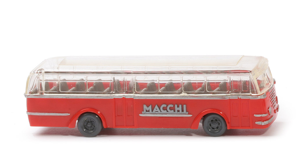 Büssing Trambus - Macchi (WiK groß, o. Fahrer, blassrot, CH silber) - Macchi