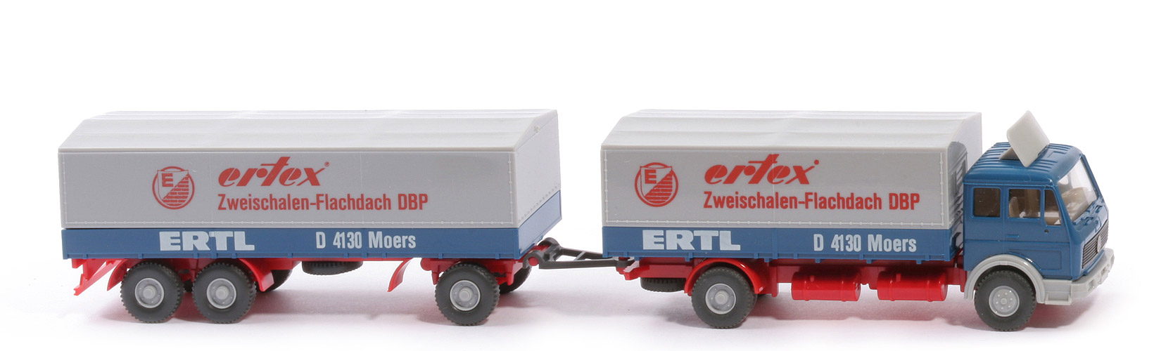 MB 1632 Fernlastzug 2/3 - Ertex rot - Ertex