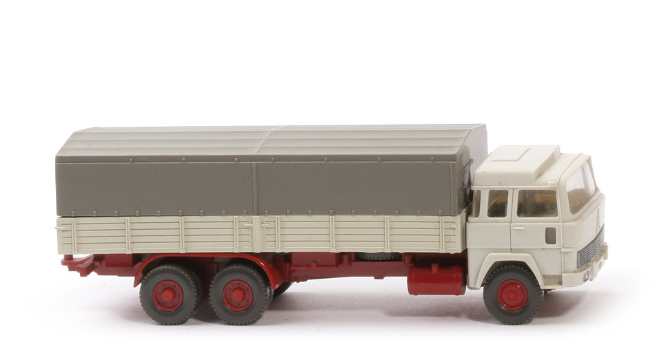 Magirus 235 TE, Solo-LKW - FH grauweiß, PR perlweiß, BP 47m - 475/1c~